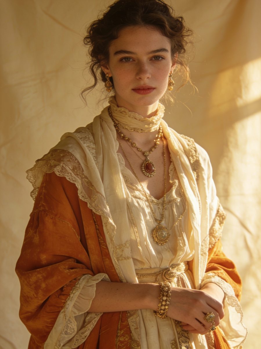 The Storyteller — a woman in collected pieces rich with history